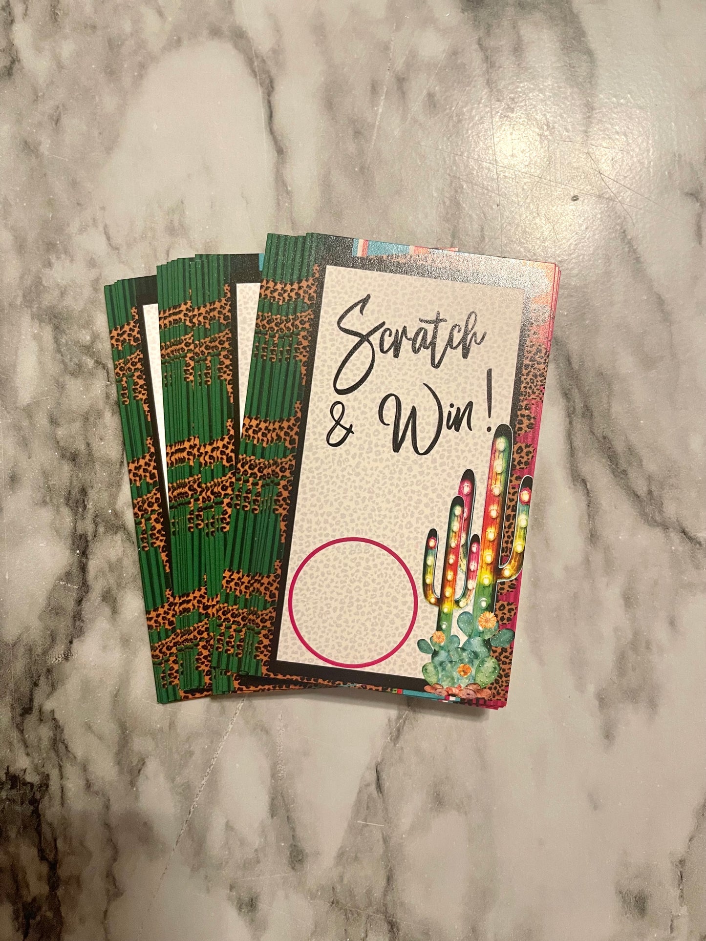 Scratch & Win Cards