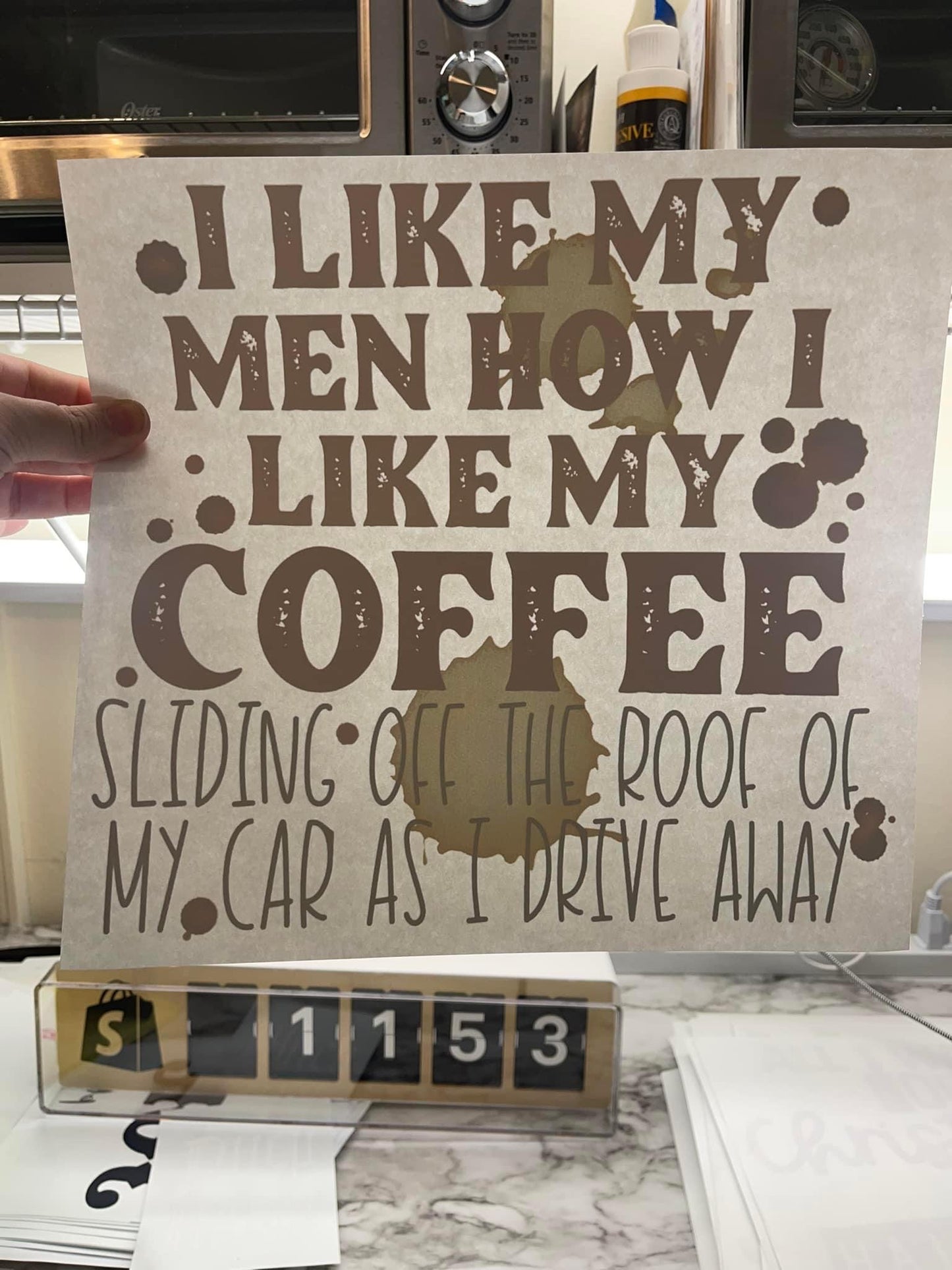 I like my men, how I like my coffee