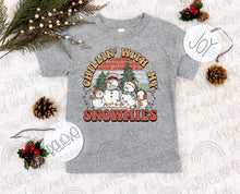 Load image into Gallery viewer, Chillin' With My Snowmies DTF