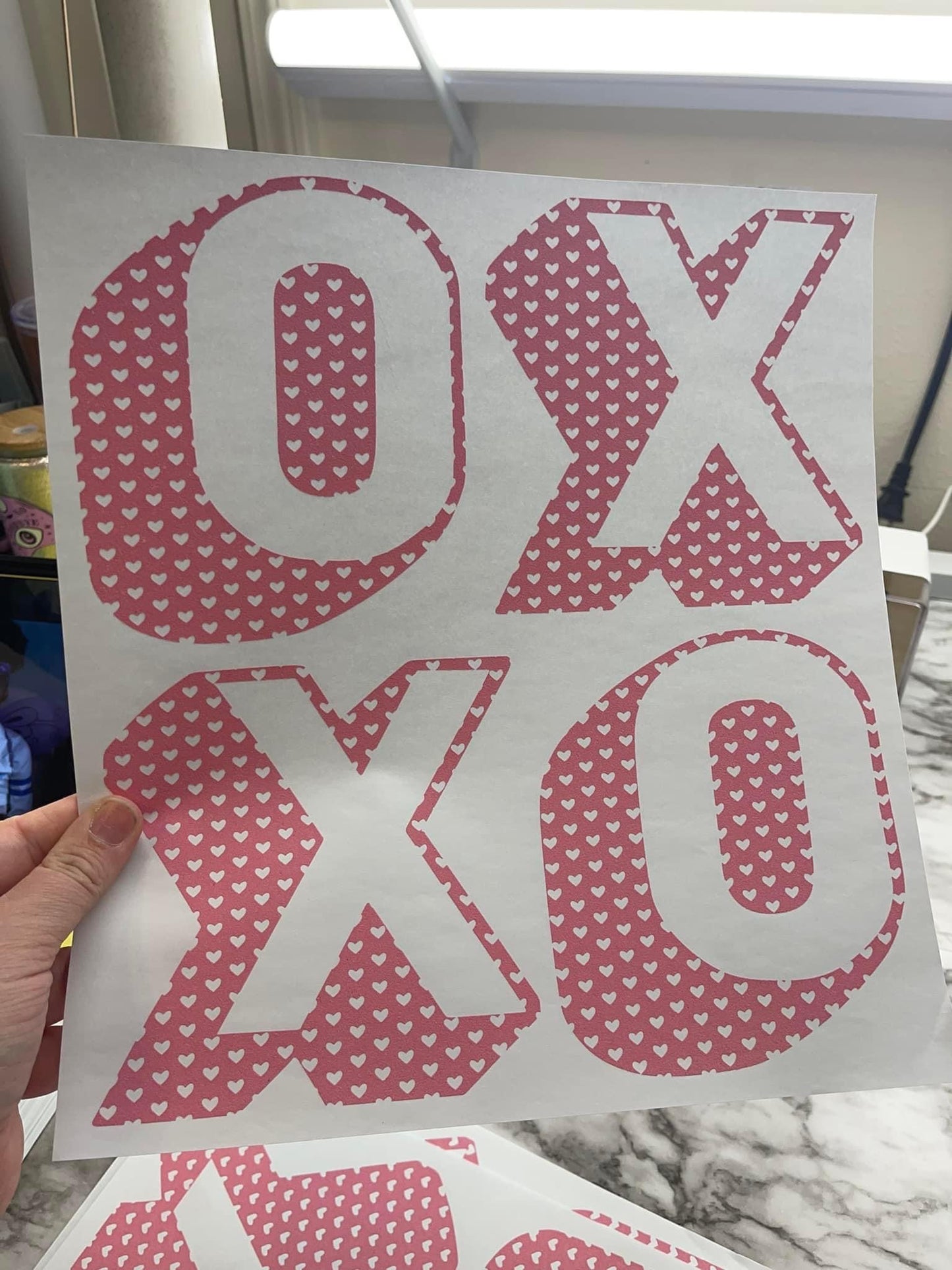 XOXO - light pink