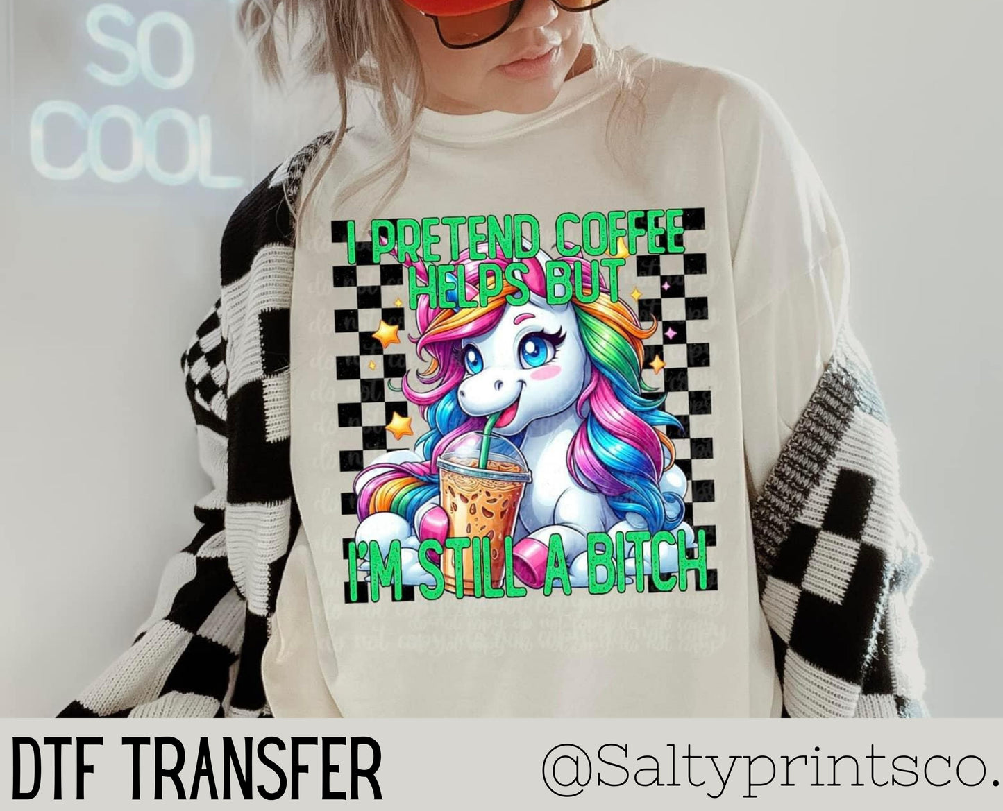 I Pretend Coffee Helps.. DTF