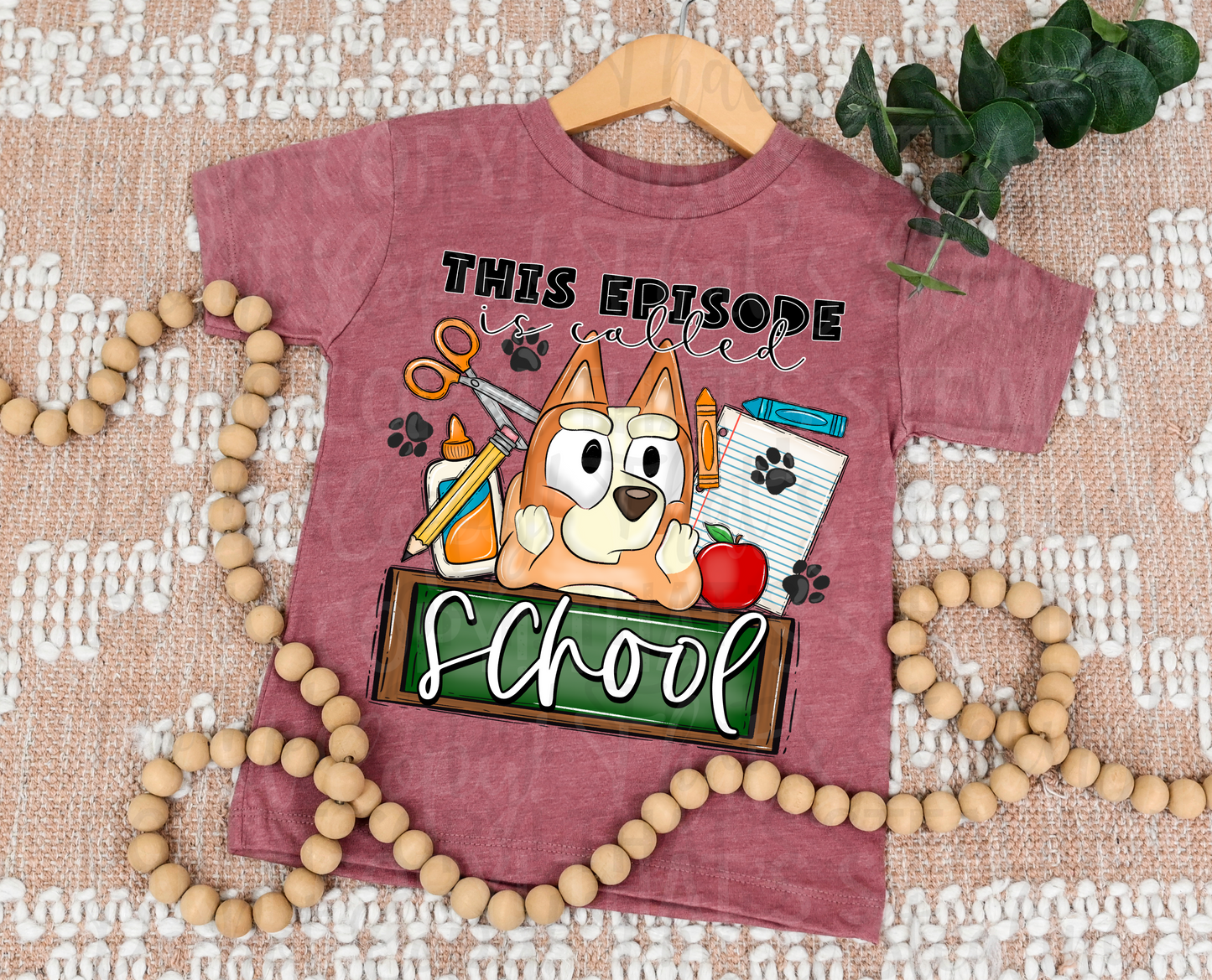 This Episode is Called School (Red Heeler) DTF