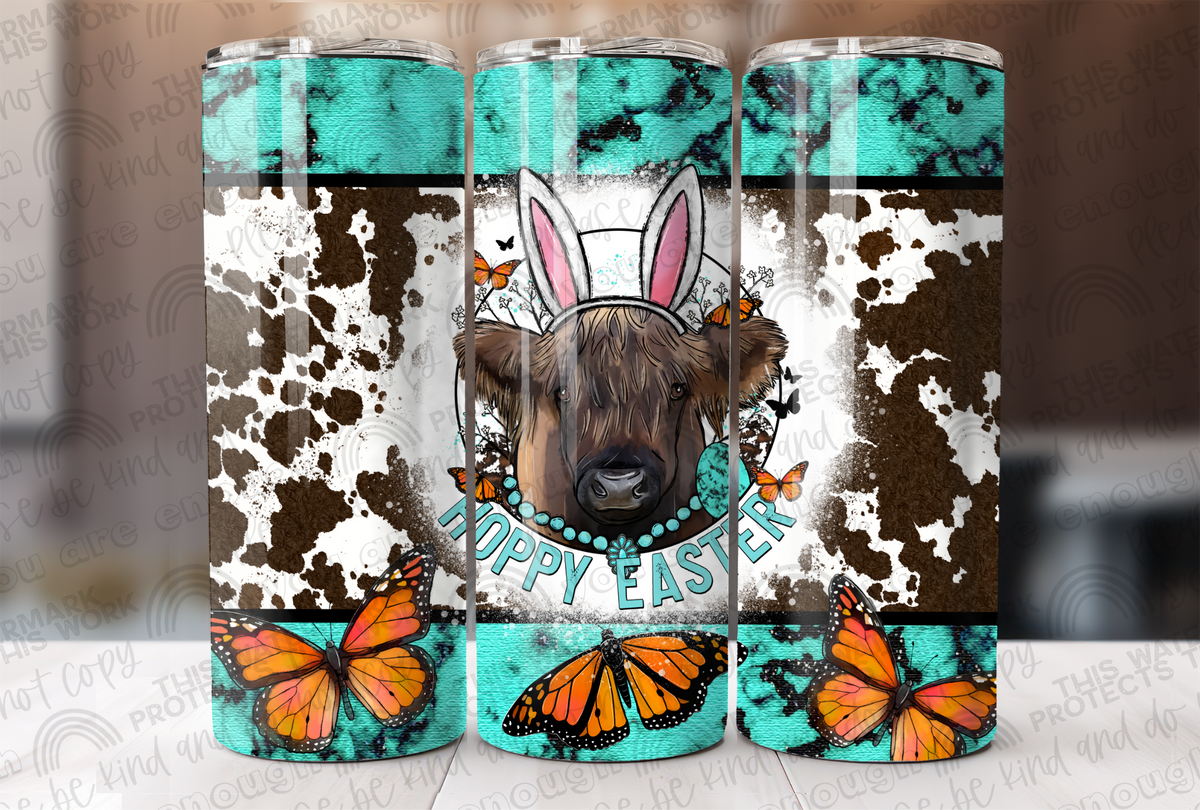 Happy Easter - Highland Cow