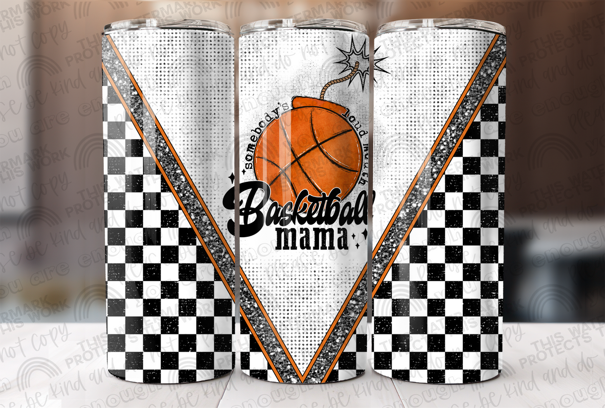 Basketball Mama - Checkered
