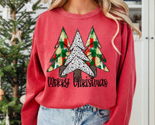 Load image into Gallery viewer, Merry Christmas Trees ; Traditional DTF