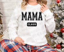 Load image into Gallery viewer, Mama Claus (Black) DTF