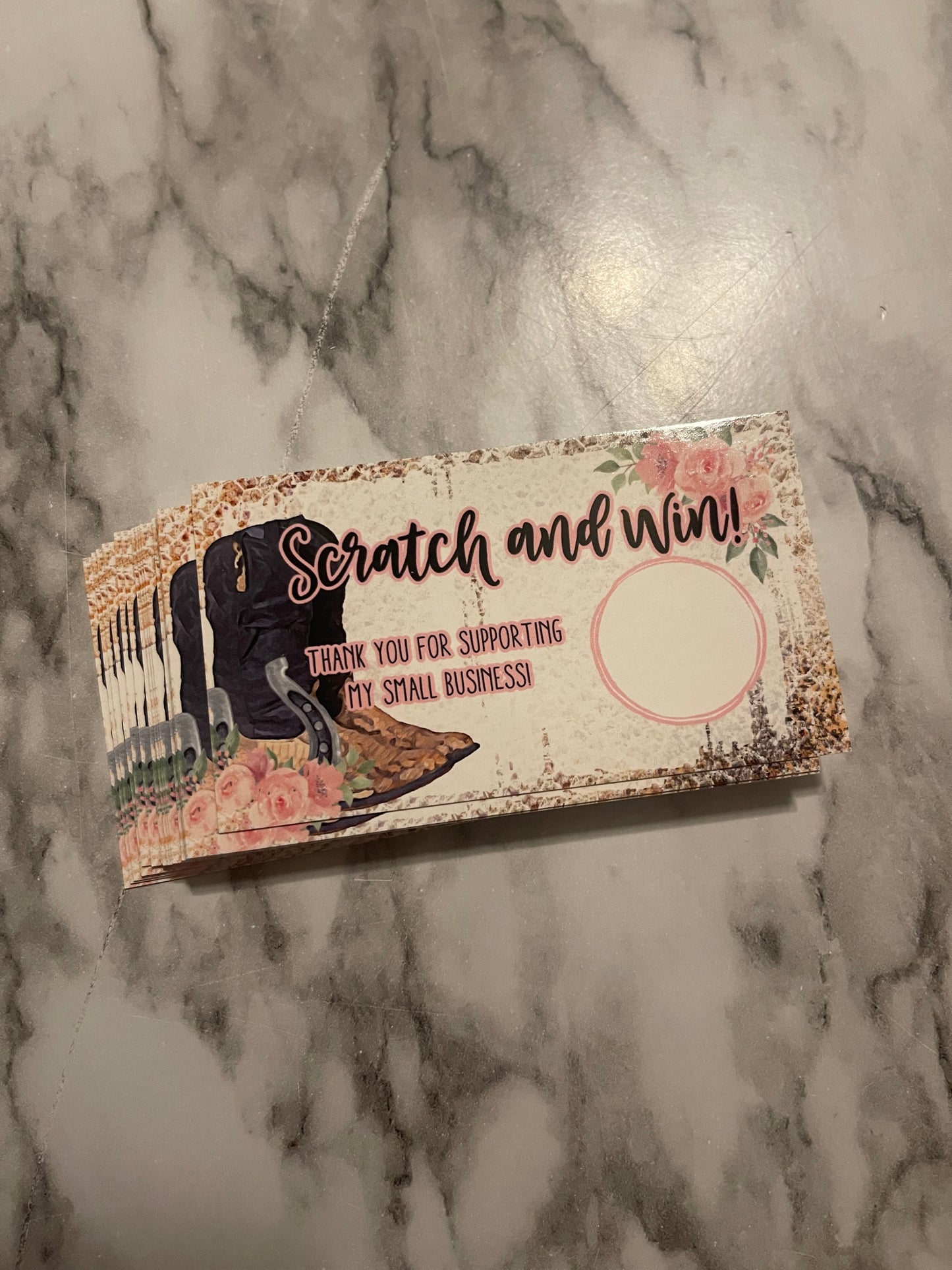 Scratch & Win Cards