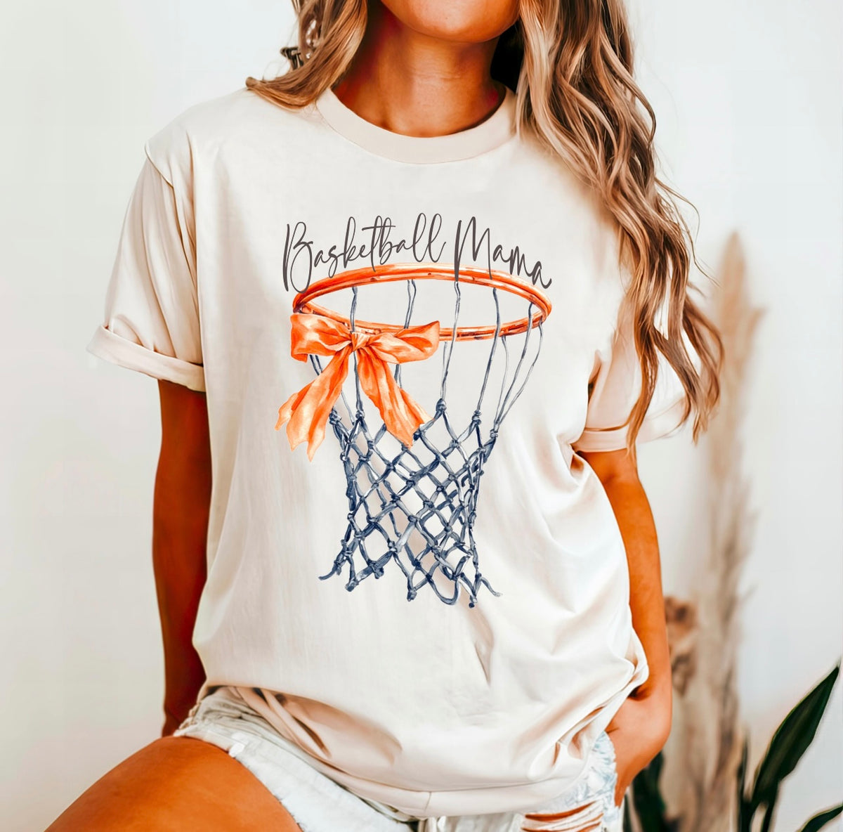 Watercolor Basketball Mama DTF