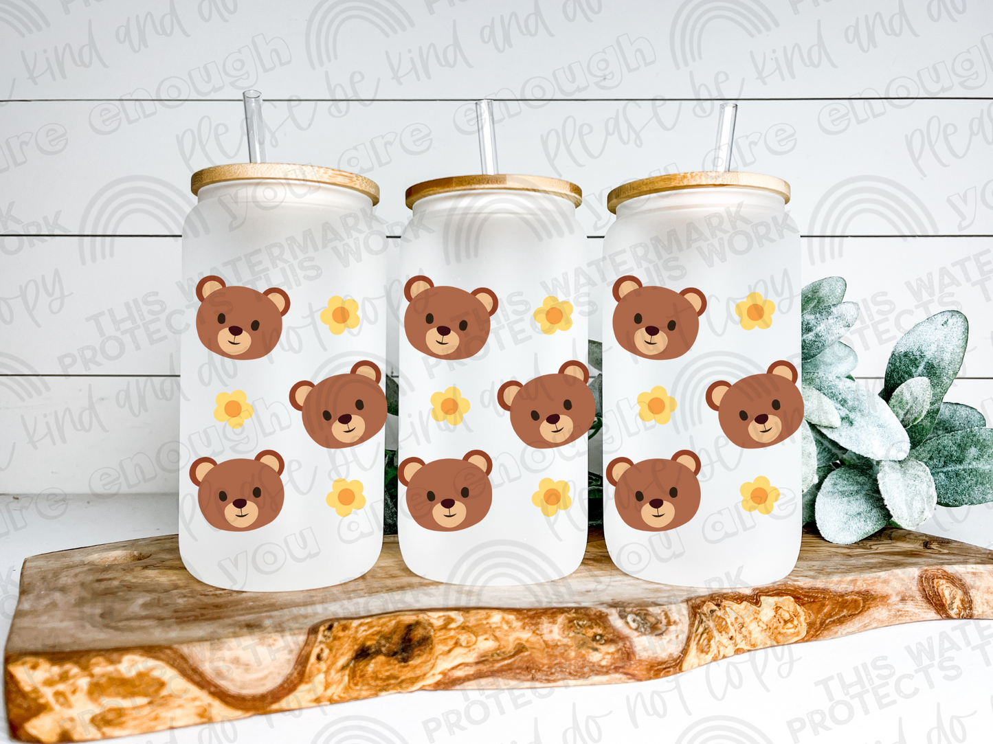 Bears & Flowers (YELLOW)