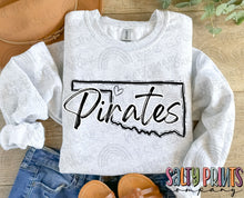 Load image into Gallery viewer, Pirates Doodle State Outline
