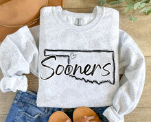 Load image into Gallery viewer, Sooners Doodle State Outline