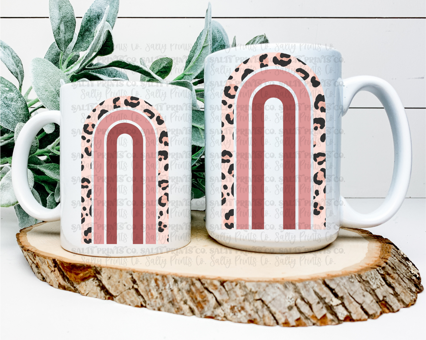 Boho Leopard Rainbow