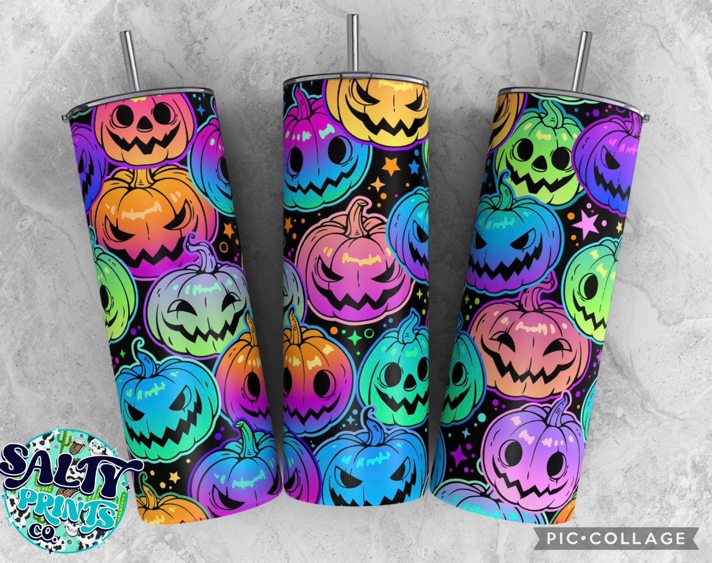 Neon Pumpkins - Large