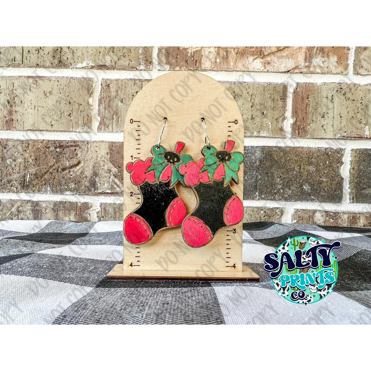 Spooky Christmas Earrings