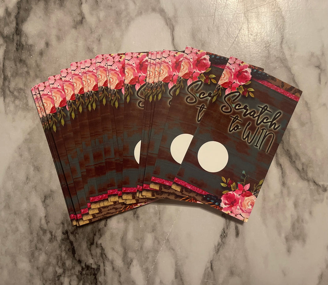 Scratch & Win Cards
