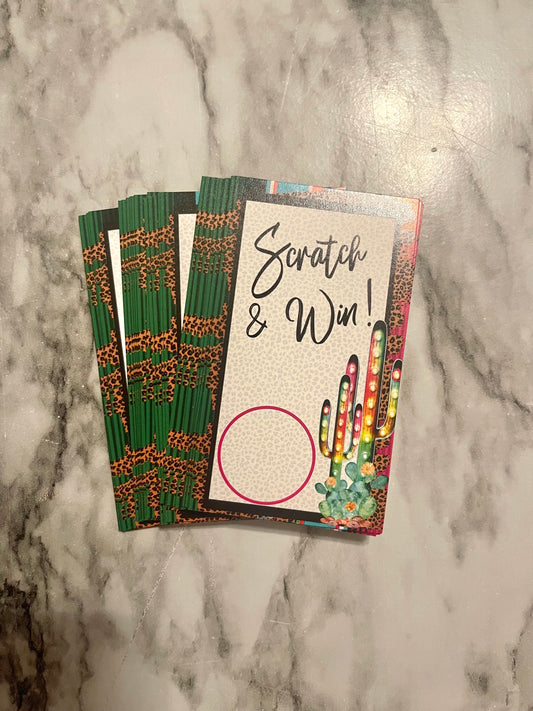 Scratch & Win Cards