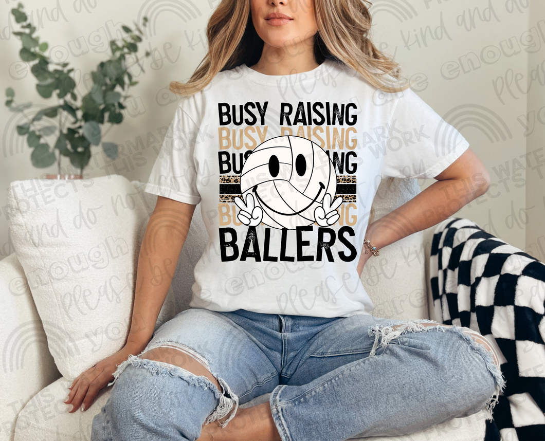 Busy Raising Ballers (Volleyball) Sublimation