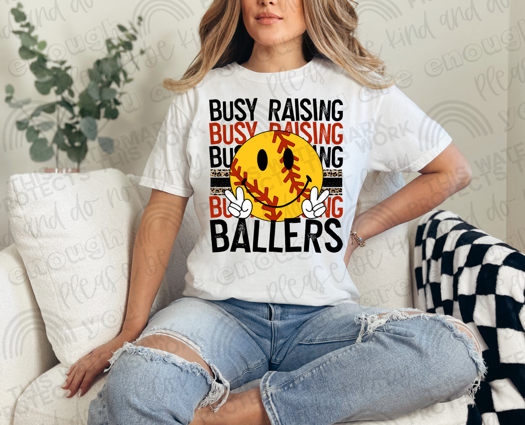 Busy Raising Ballers (Softball) Sublimation