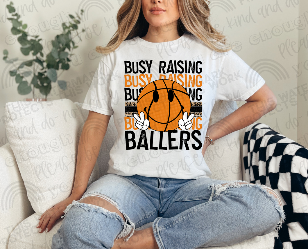 Busy Raising Ballers (Basketball) Sublimation