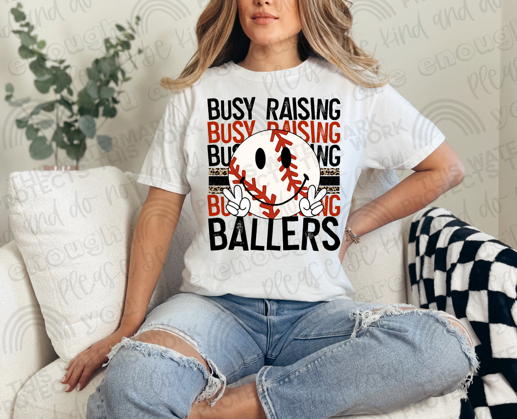 Busy Raising Ballers (Baseball) Sublimation