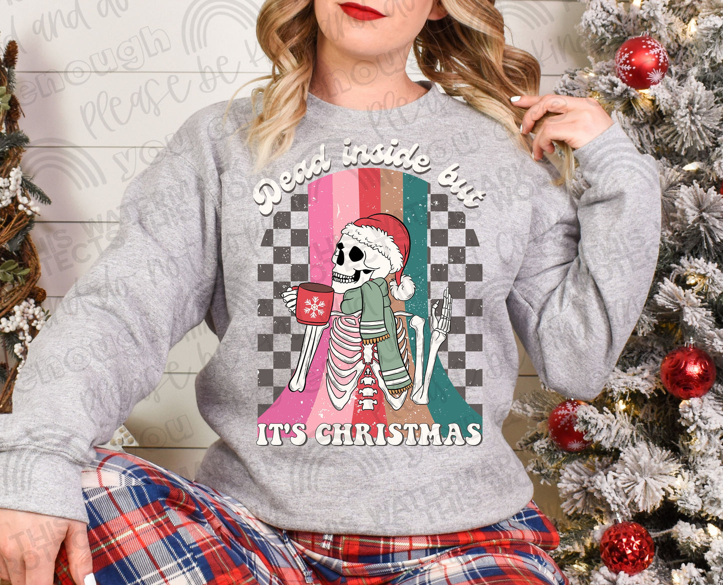 Dead Inside But It's Christmas DTF