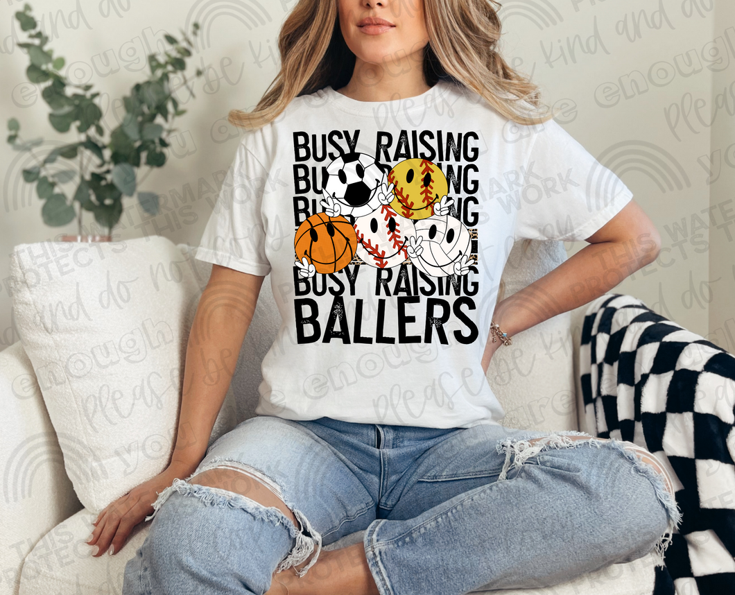 Busy Raising Ballers Sublimation