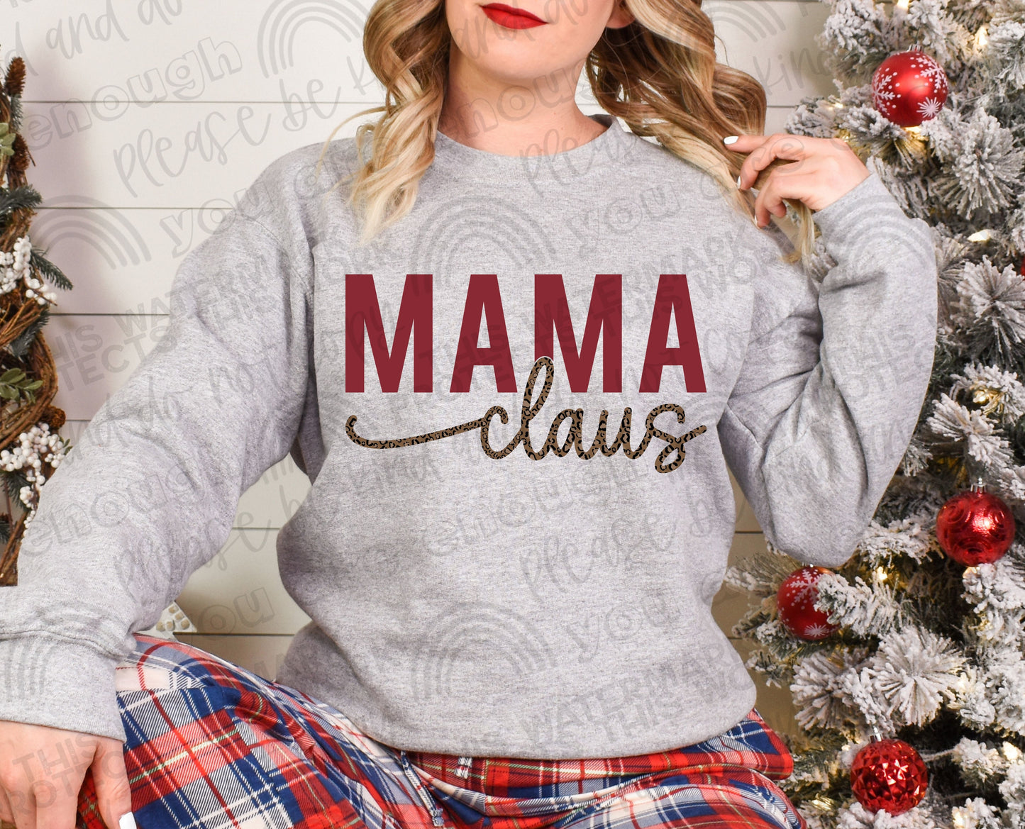 Mama Claus (Leopard) DTF