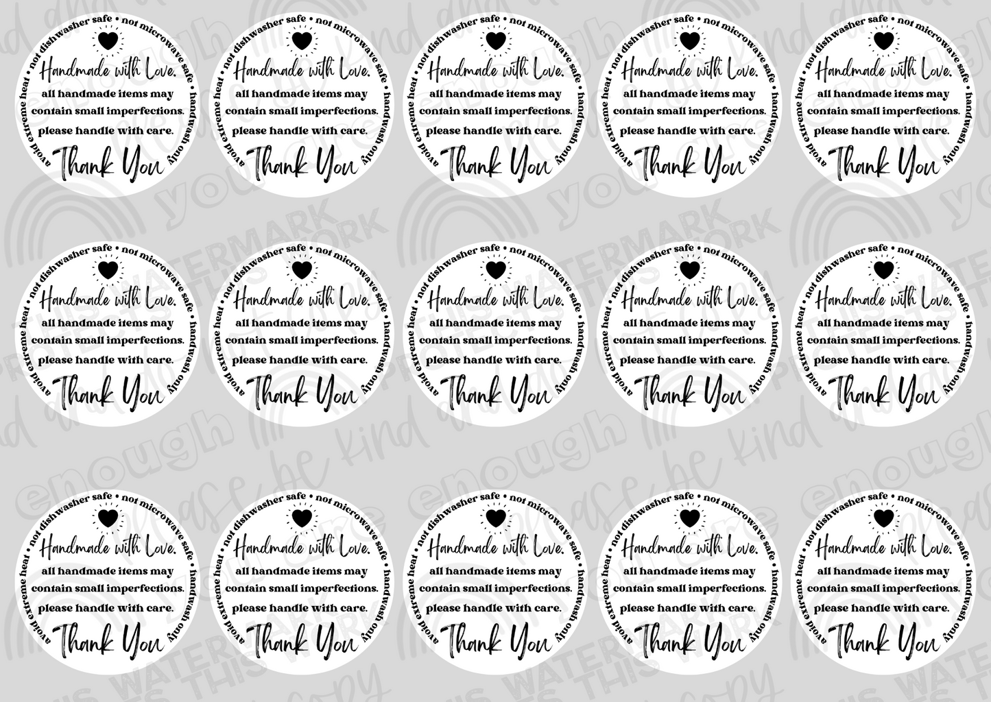 Drinkware Care Instructions