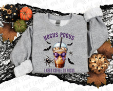 Load image into Gallery viewer, Hocus Pocus I Need Coffee To Focus DTF
