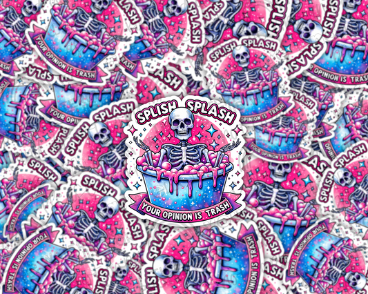 Your Opinion is Trash Sticker