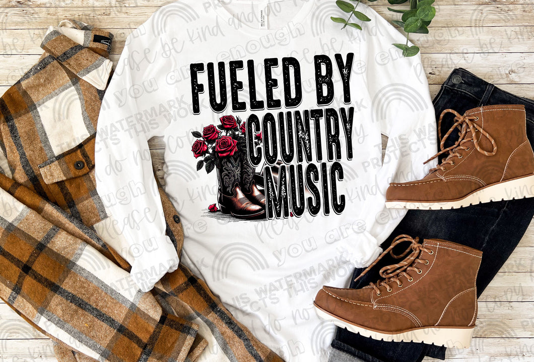 Fueled By Country Music Sublimation