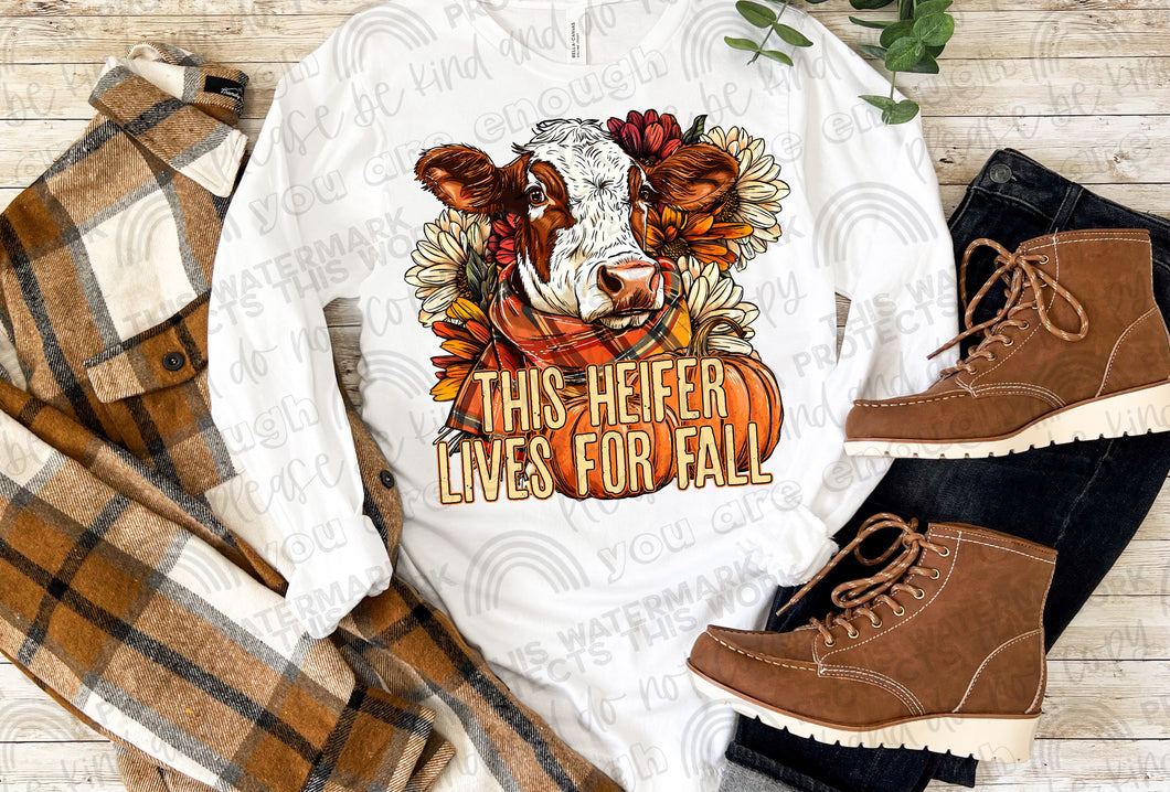 This Heifer Lives For Fall Sublimation