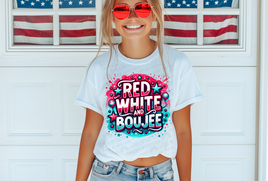 Red White & Boujee Sublimation