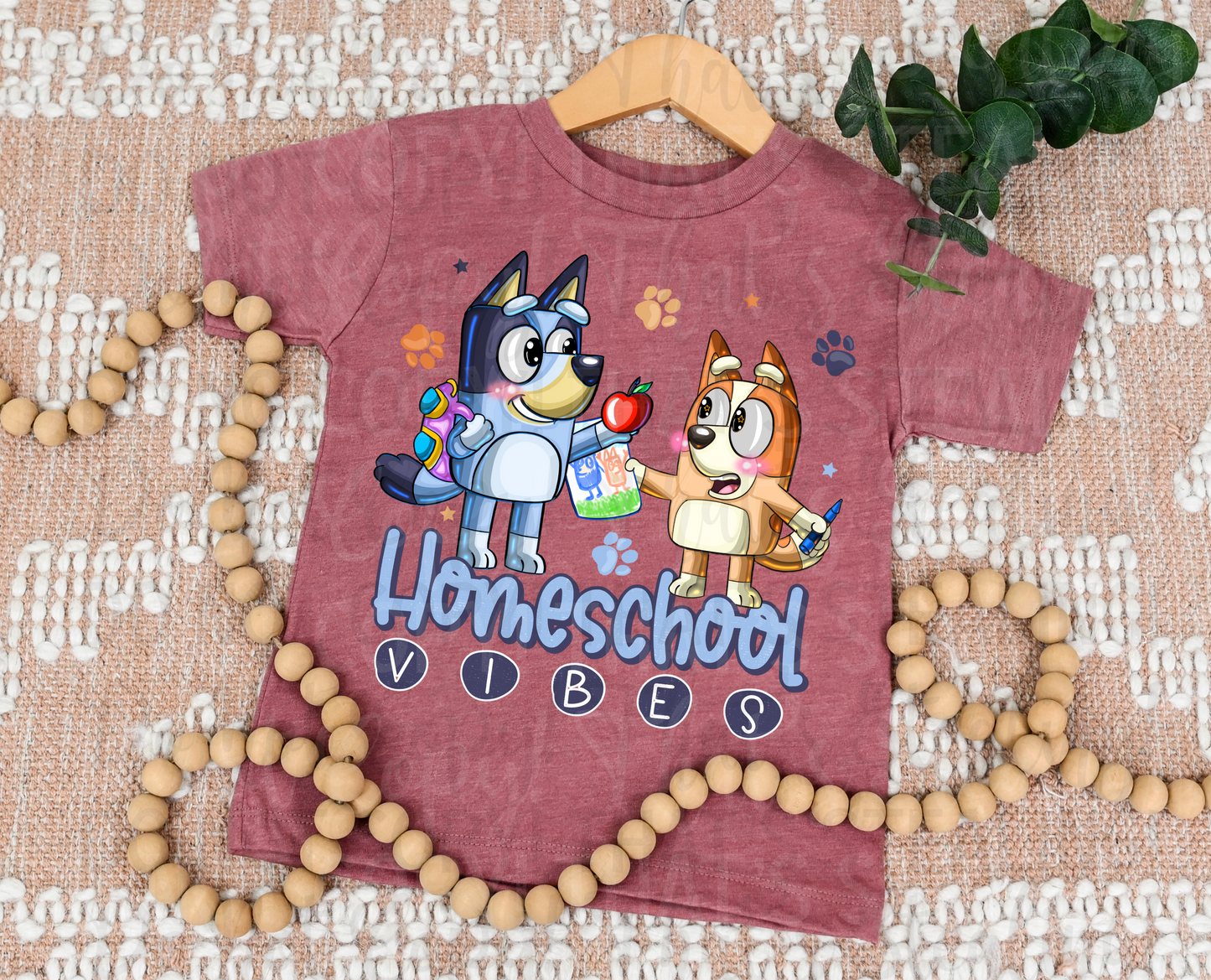 Homeschool Vibes (Blue & Red Heeler) DTF