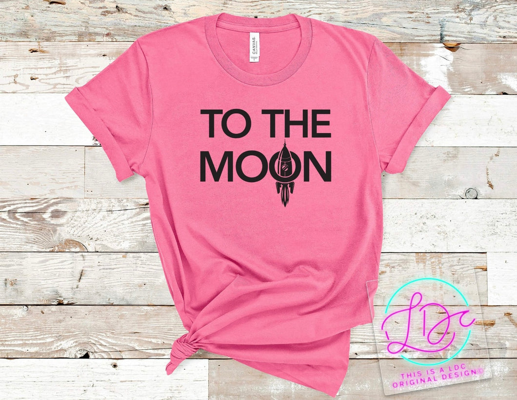 To the moon - black