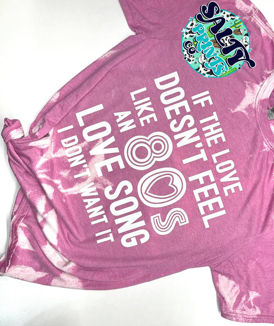 80s Love Song - White