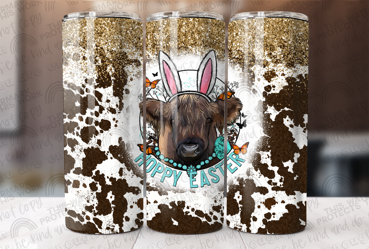 Happy Easter - Highland Cow