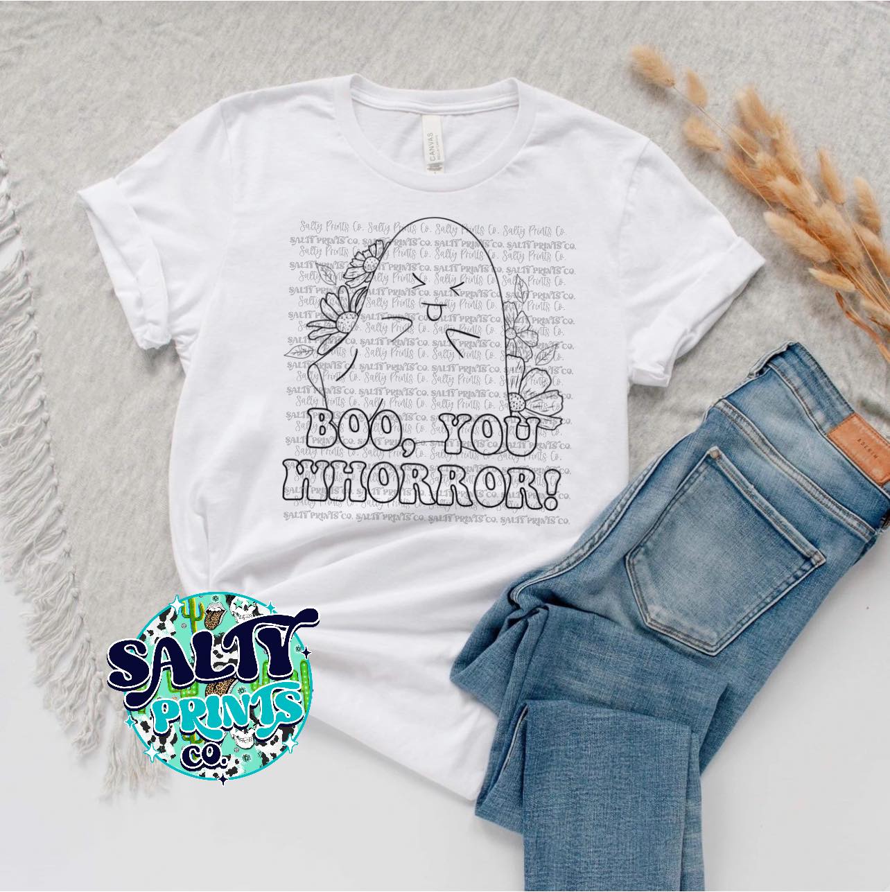 Boo, you whorror! - black