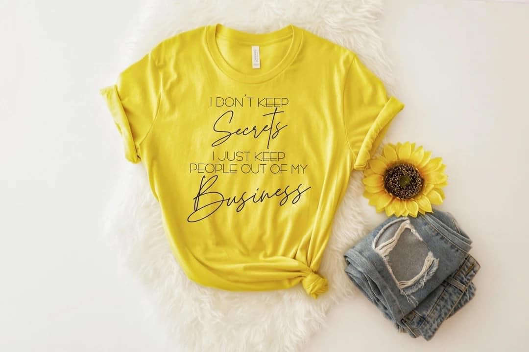 I don’t keep secrets - black