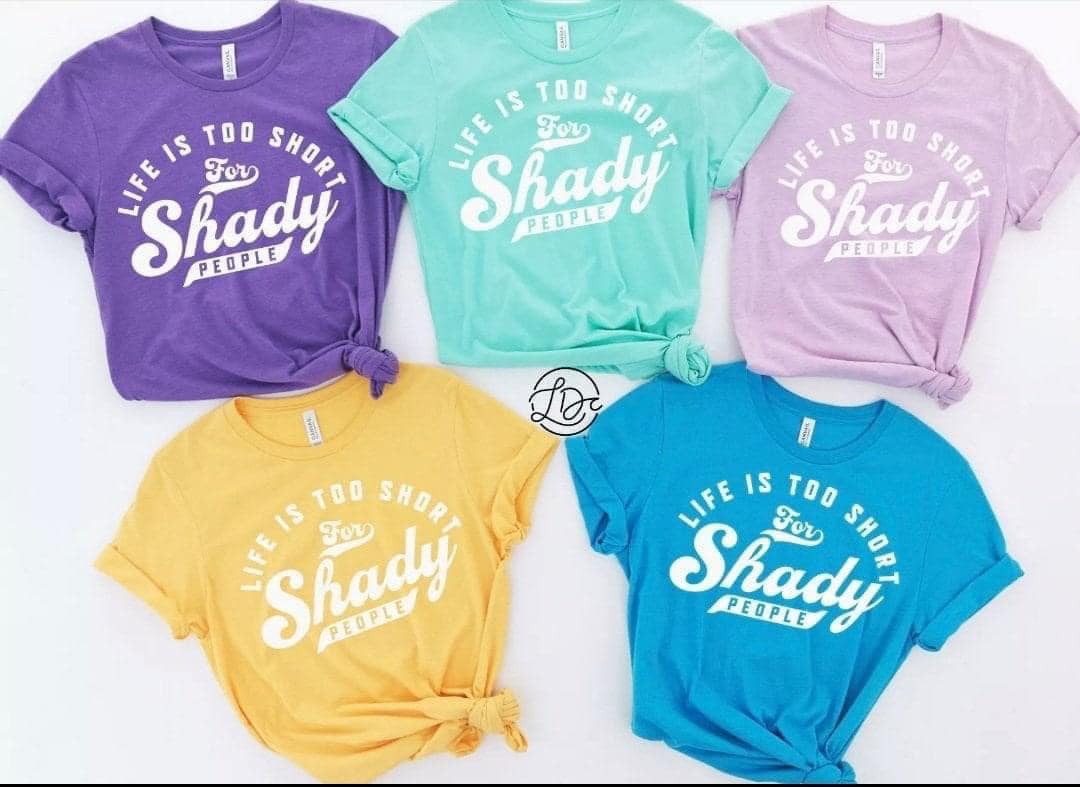 Shady people - white