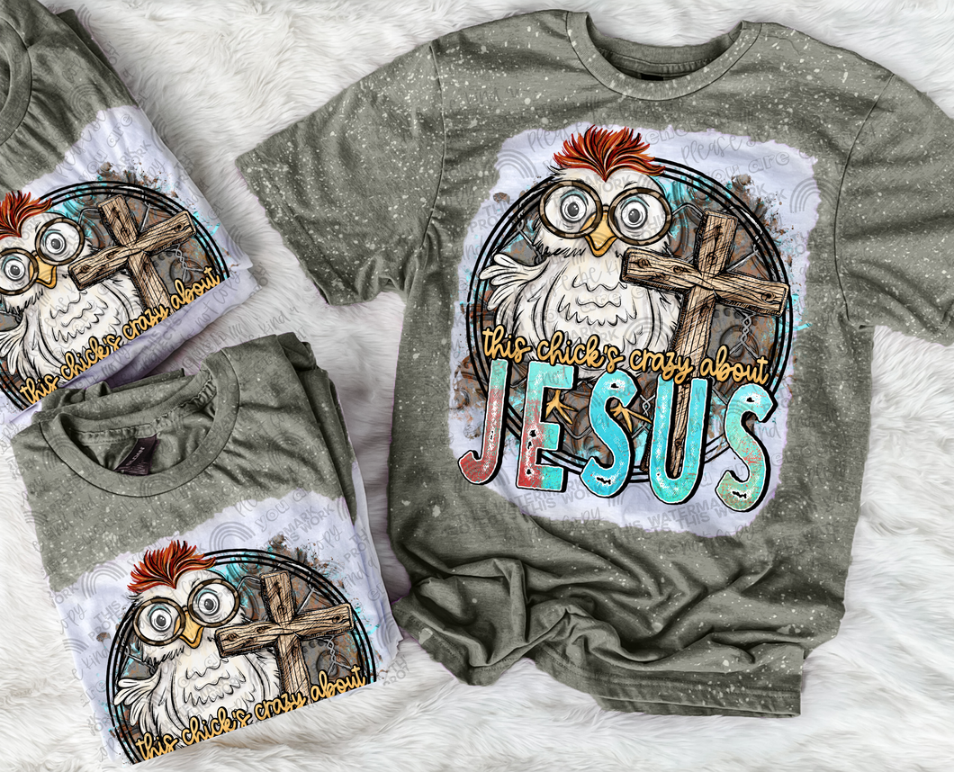 This chicks crazy about Jesus Sublimation