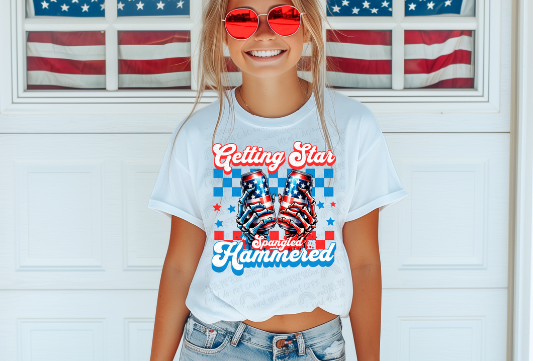 Getting Star Spangled Hammered Sublimation