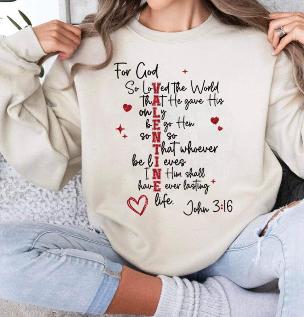 John 3:16 | Valentine DTF