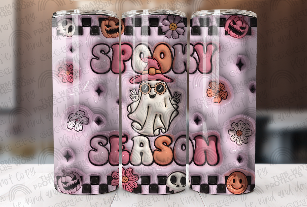 Pastel Spooky Season 3D Puff