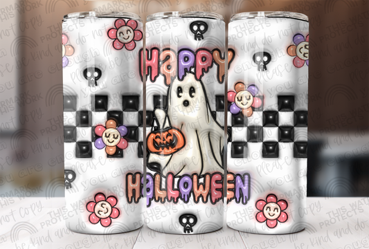 Happy Halloween 3D Puff