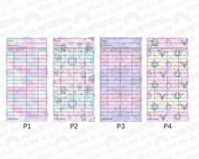 Load image into Gallery viewer, Holographic Faux Reptile Textured Budget Binder - A5 Size
