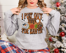 Load image into Gallery viewer, Faux Embroidery Glitter Put Out for Santa
