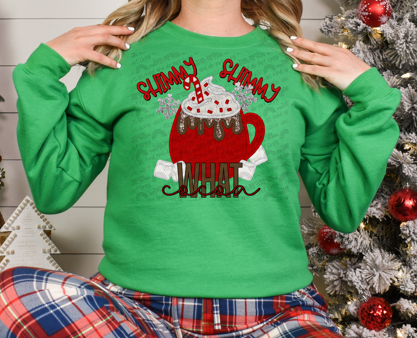 Faux Embroidery Shimmy Shimmy