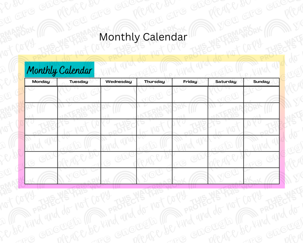 A5|A6 - 2024 Calendar *add on only*