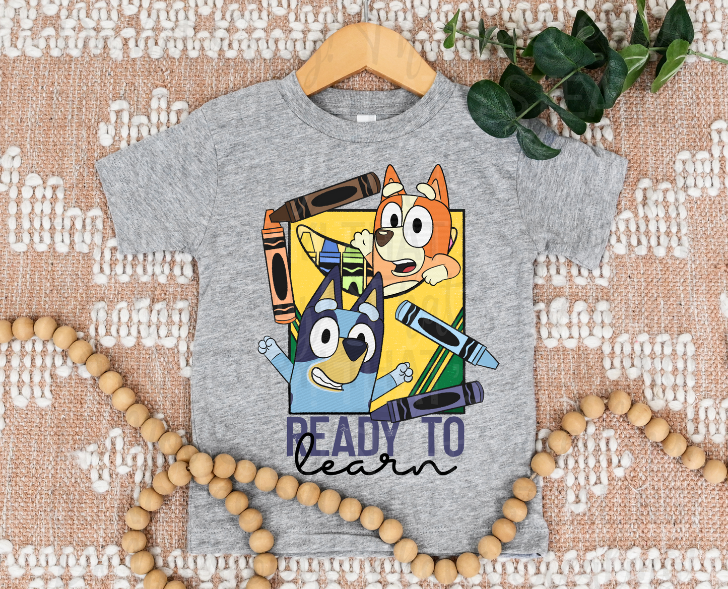 Ready To Learn (Blue & Red Heeler) DTF